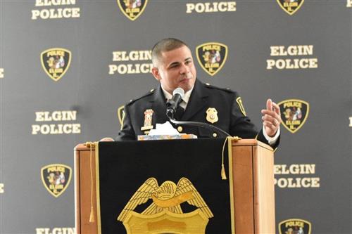 Elgin Police Department Lt. Eric Echevarria 